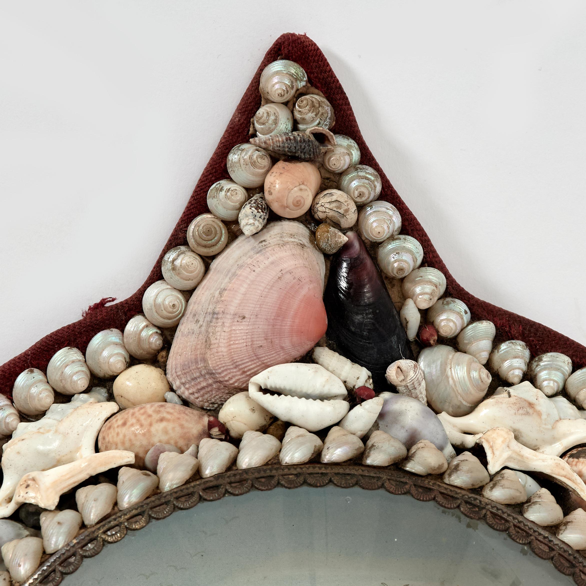 Victorian Antique Star Form Sailors Valentine For Sale