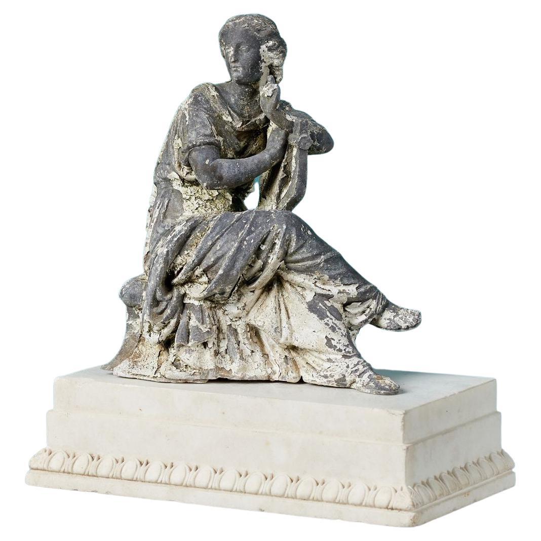 Antique Statue of a Classical Figure For Sale