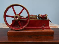 Antique Steam Engine Scale Model Cast Steampunk