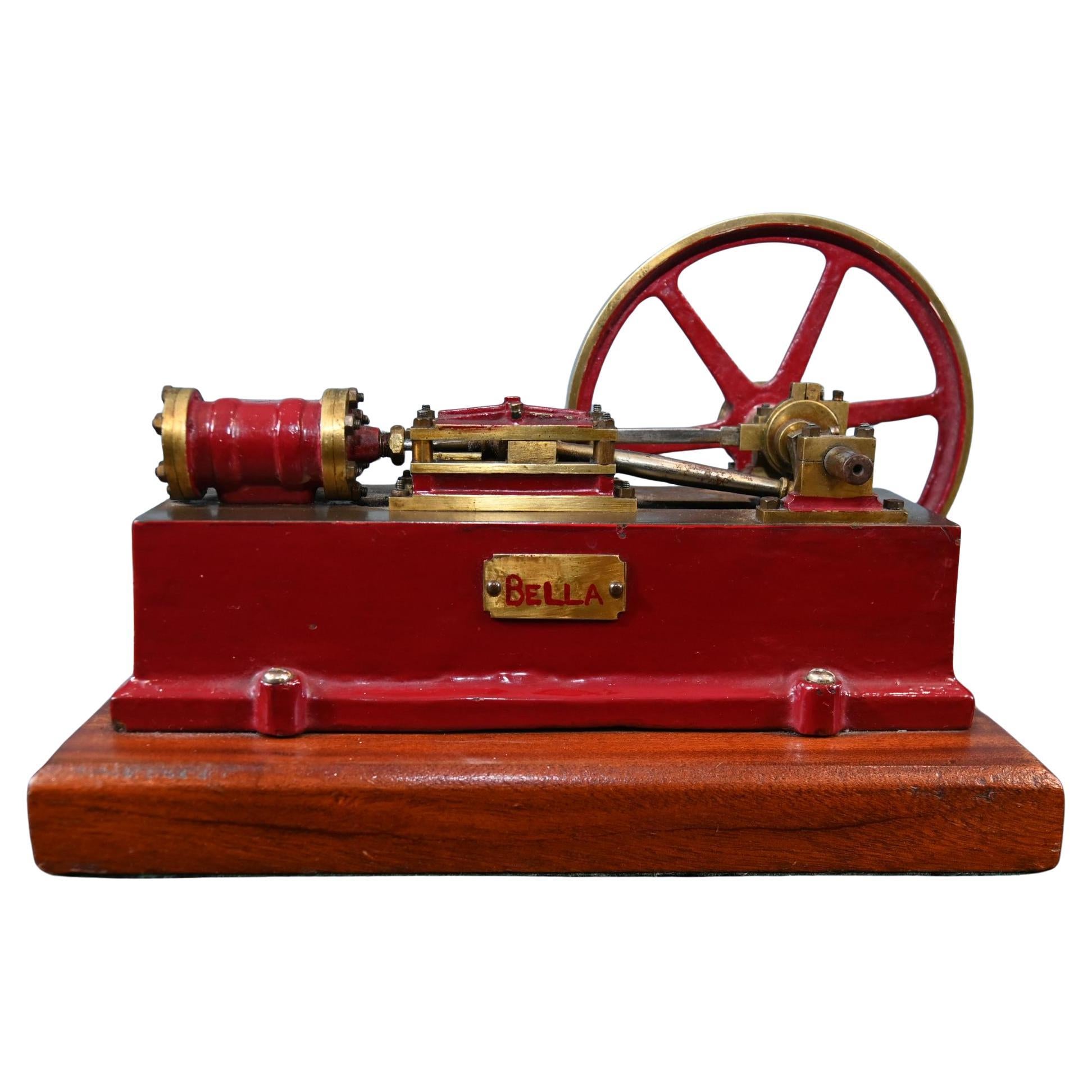 Motore a vapore antico in scala Modello fuso Steampunk