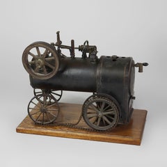 Antique Steam Engine Tractor Patent Model Salesman Sample C1910