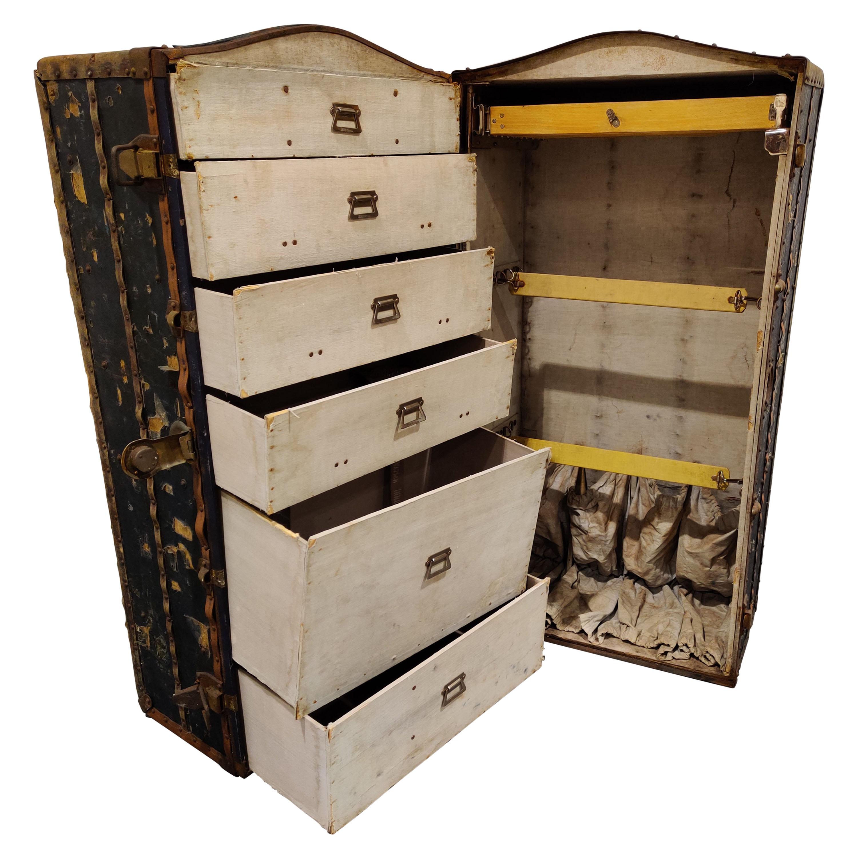 ANTIQUE WARDROBE STEAMER TRUNK, 2 TO CHOOSE FROM - antiques - by owner -  collectibles sale - craigslist