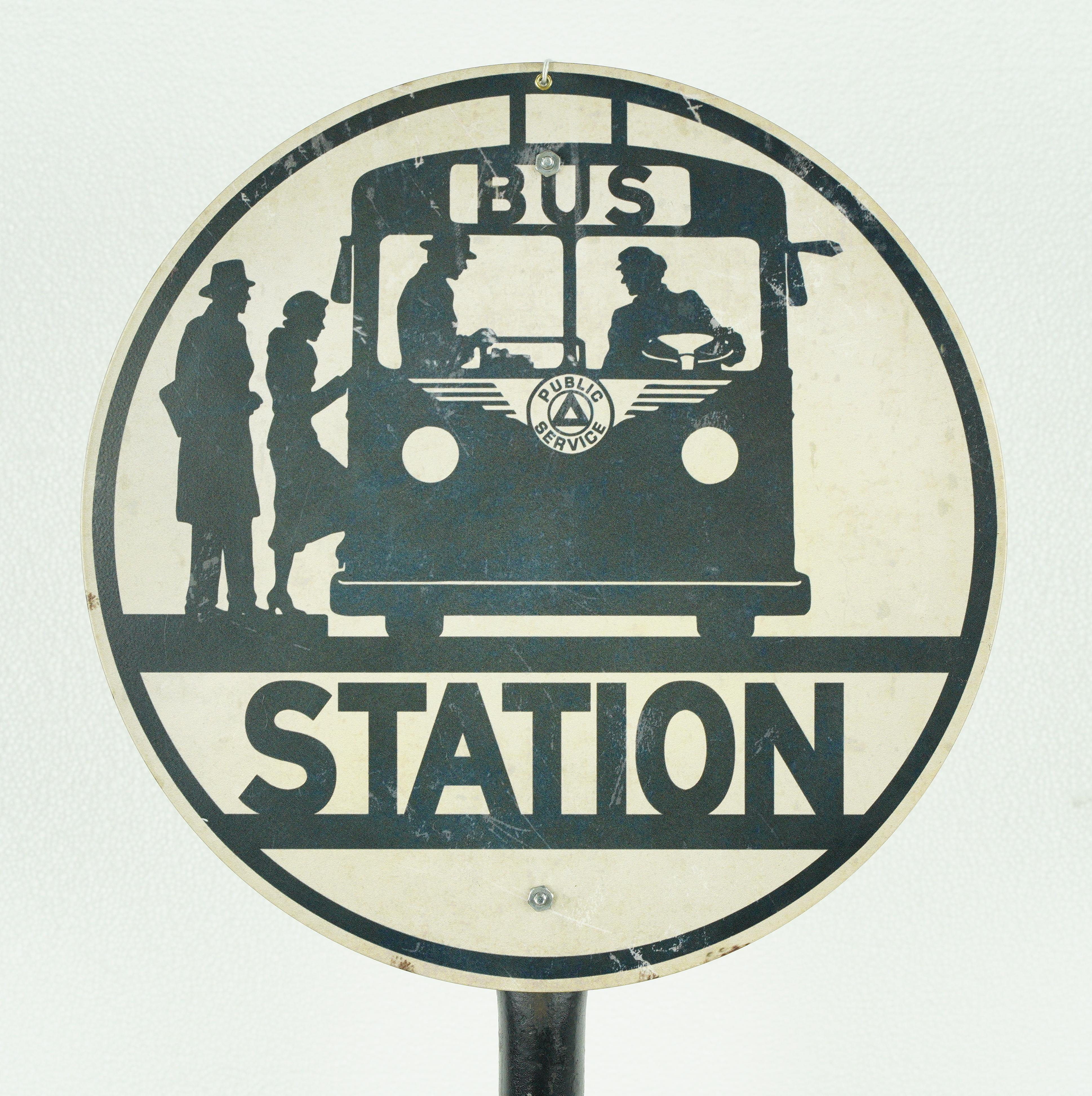 vintage bus signs