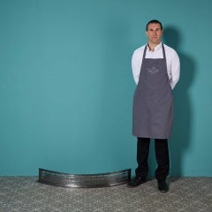 Antique Steel Curved Fire Fender