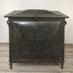 Antique Dutch Steel Trunk, Box