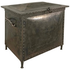 Antique Dutch Steel Trunk, Box