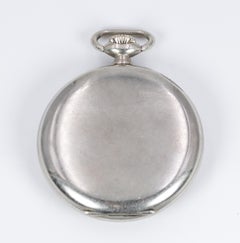 Antique Steel Zenith Pocket Watch, Early 20th Century