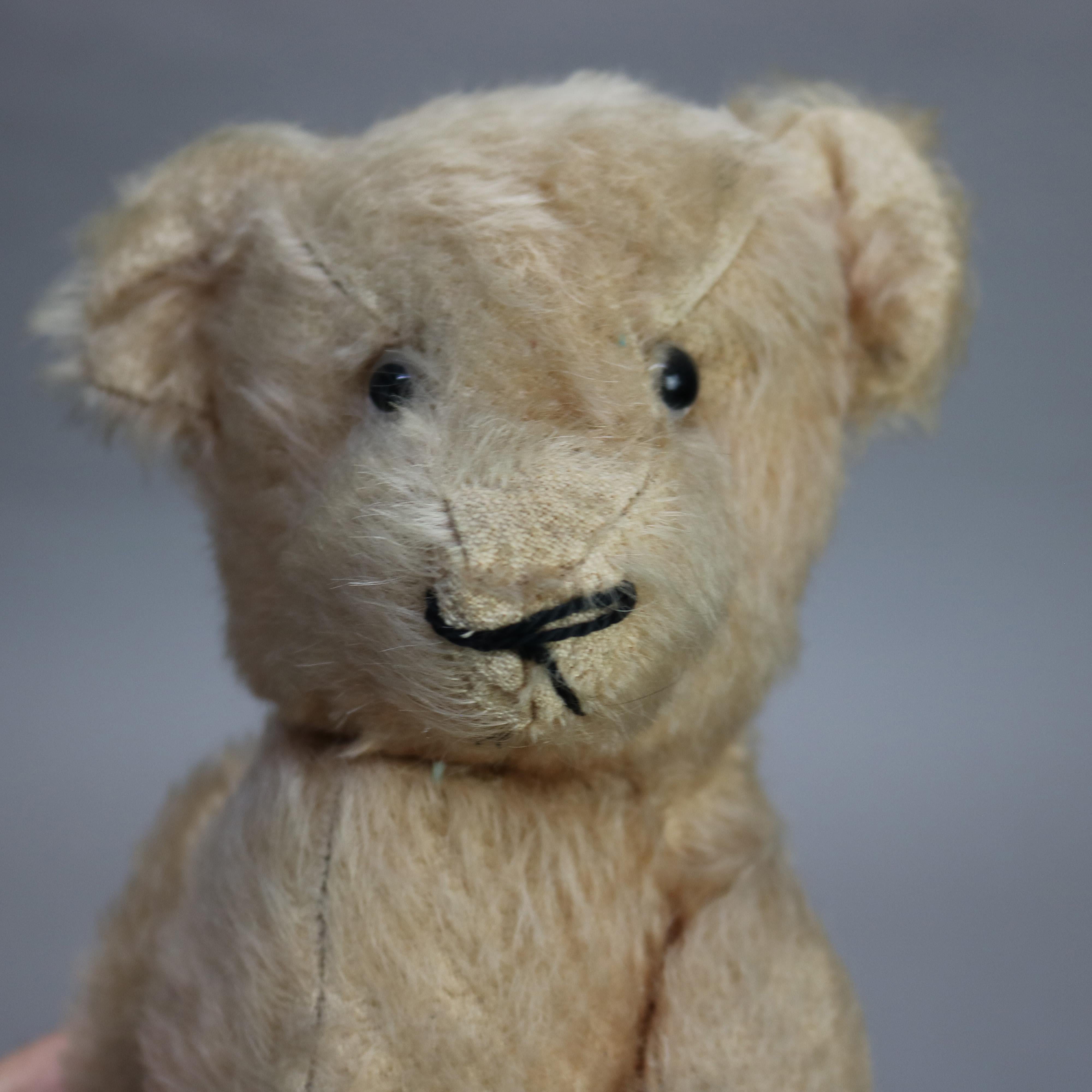Antique Steiff Mohair Teddy Bear C1930 2
