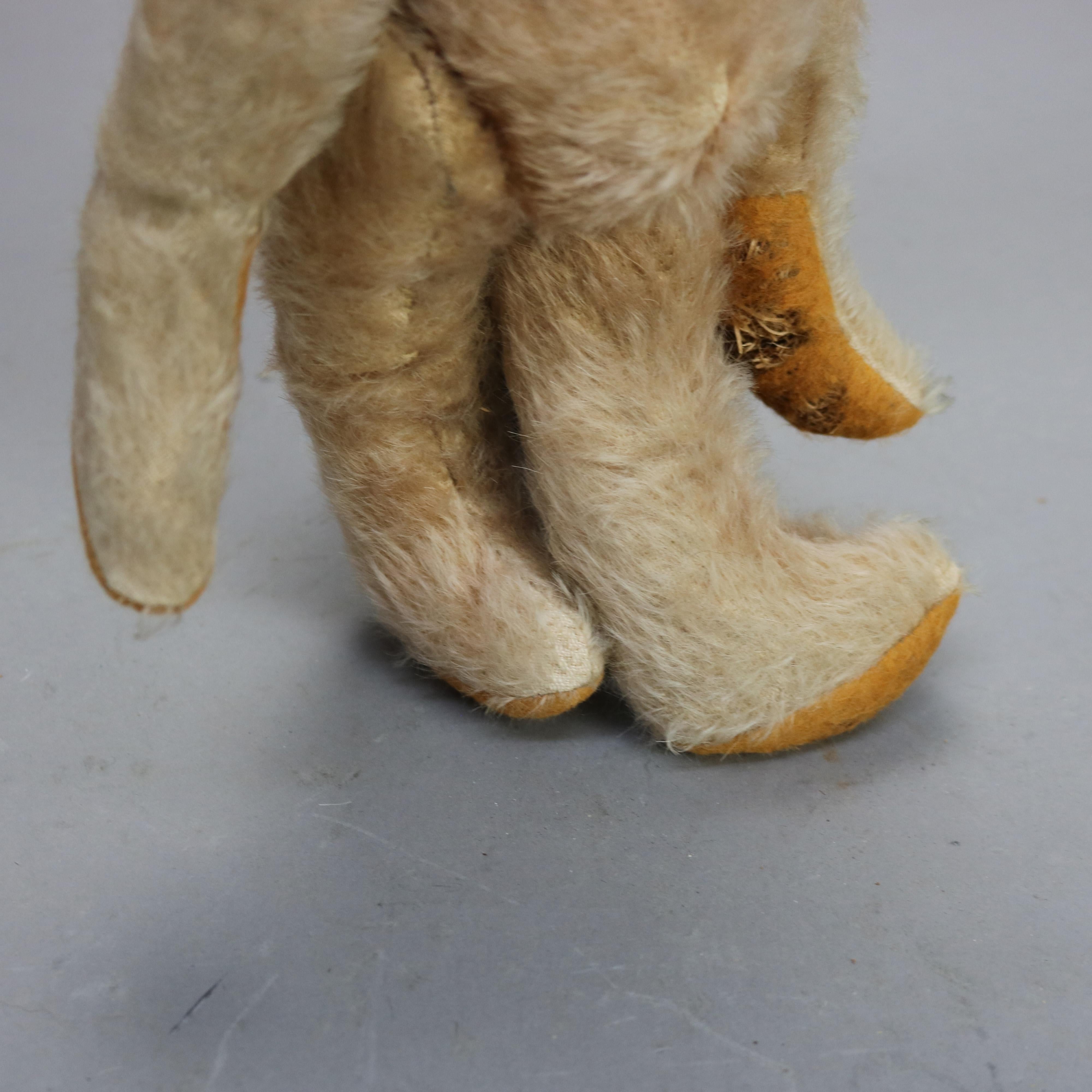 Antique Steiff Mohair Teddy Bear C1930 4