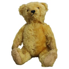Antique Steiff Mohair Teddy Bear with Signature Seal C1930