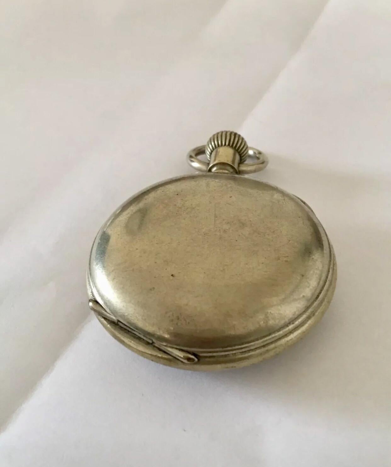 Antique Stem-Wind Pocket Watch For Sale 3