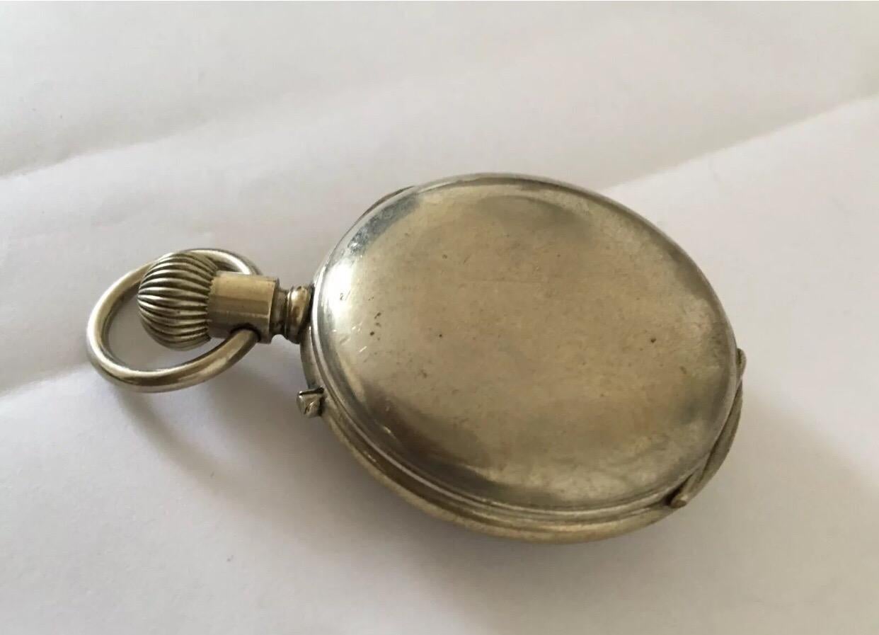 Antique Stem-Wind Pocket Watch For Sale 5