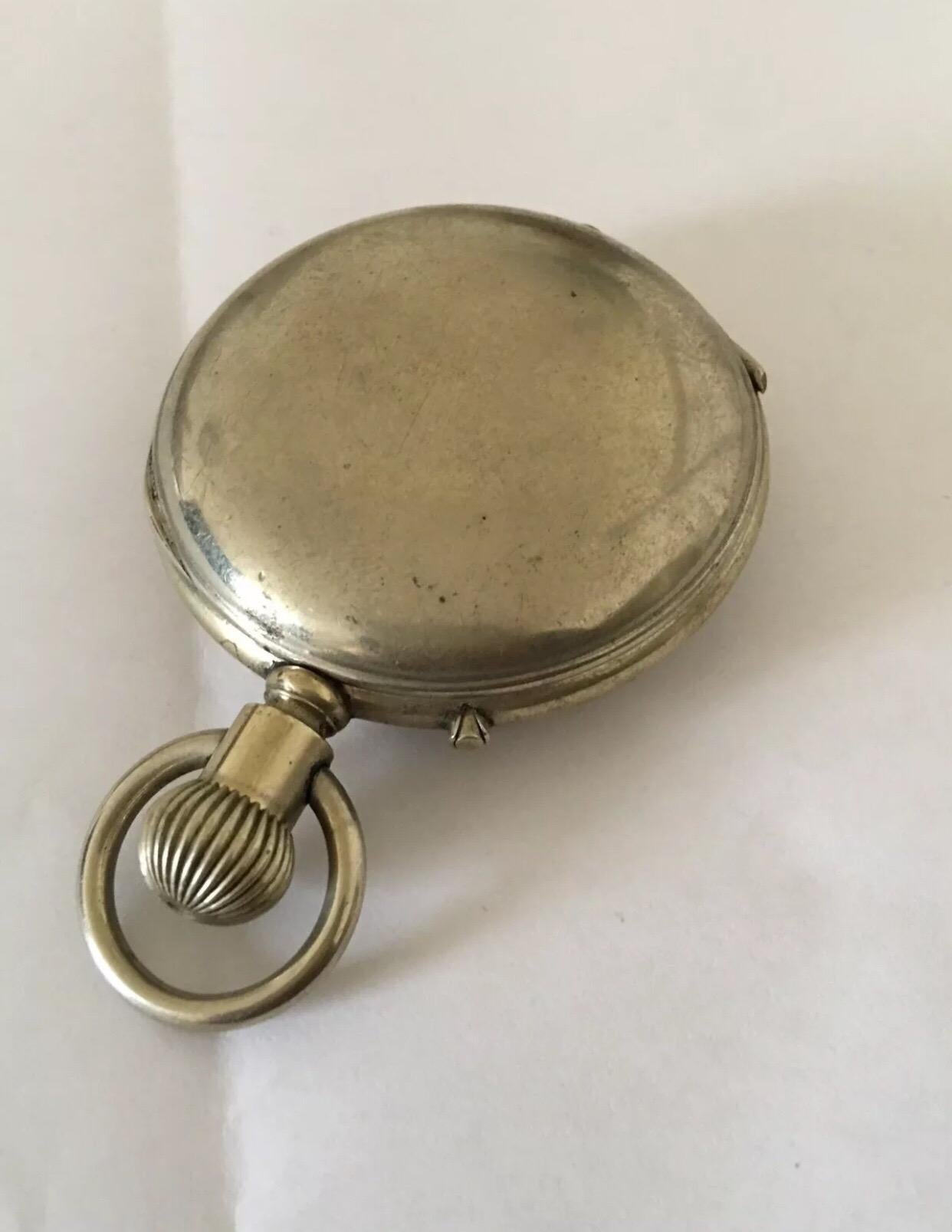 Antique Stem-Wind Pocket Watch In Good Condition For Sale In Carlisle, GB