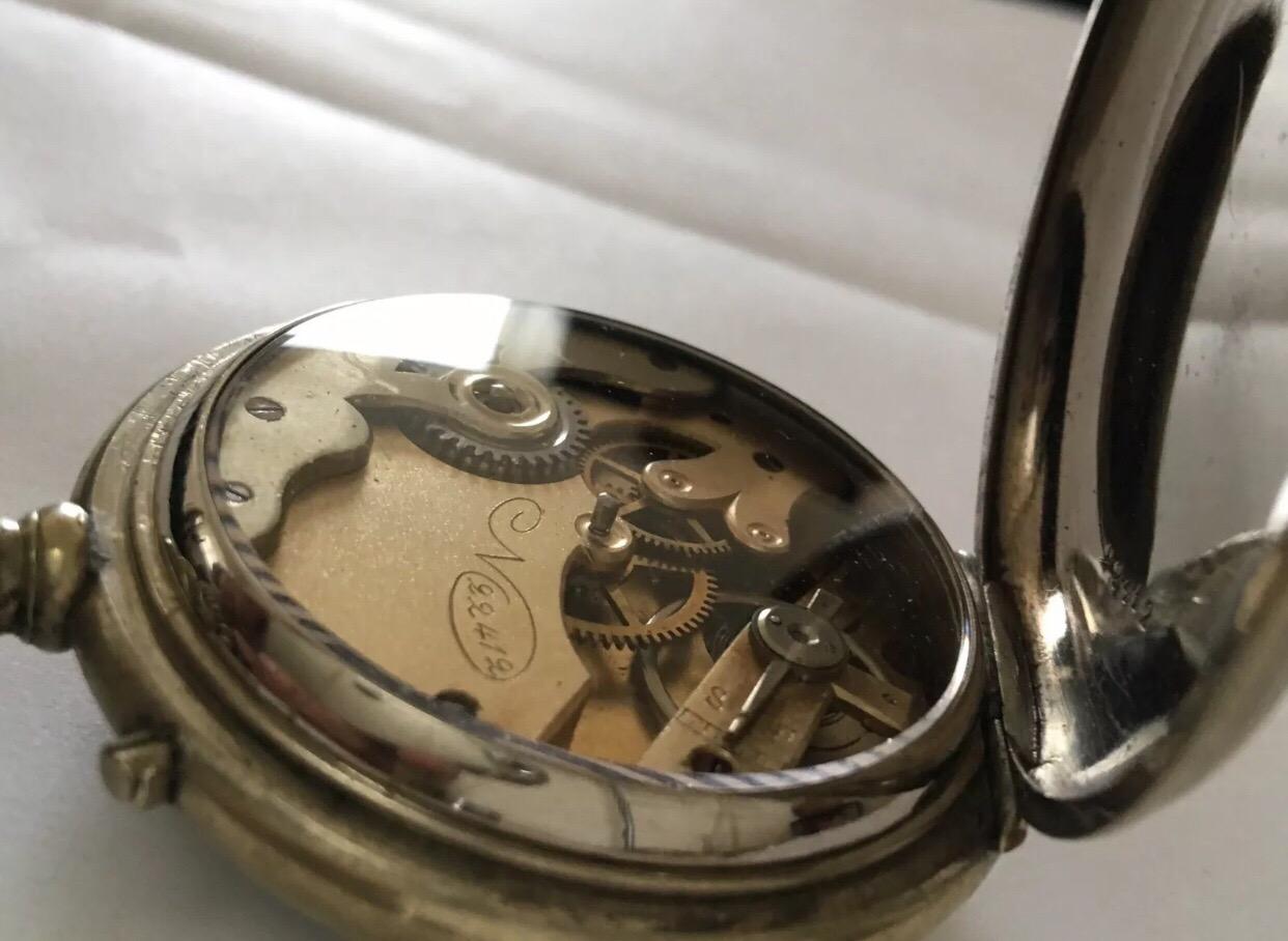 Antique Stem-Wind Pocket Watch For Sale 1