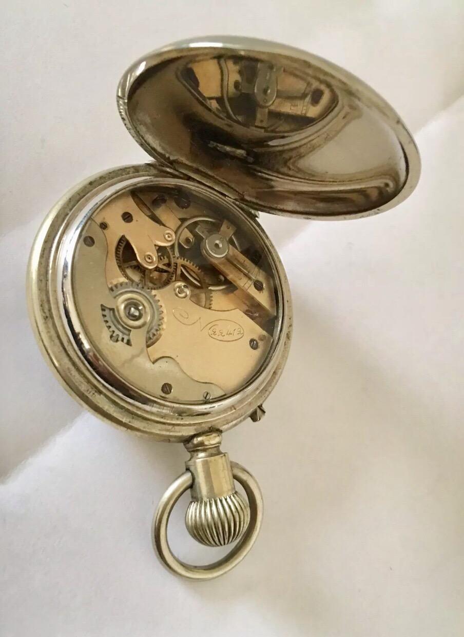 Antique Stem-Wind Pocket Watch For Sale 2