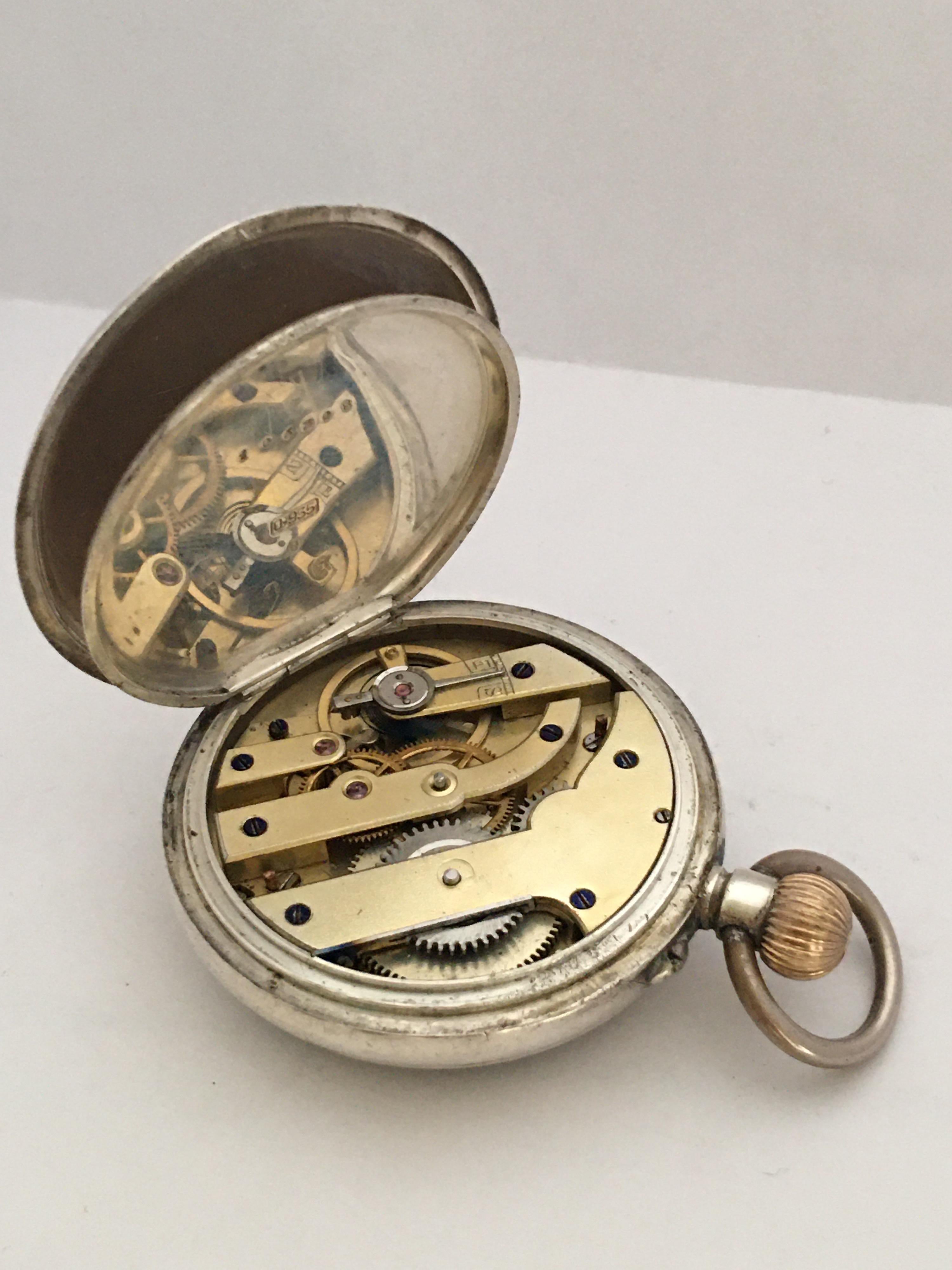 silver pocket watch antique
