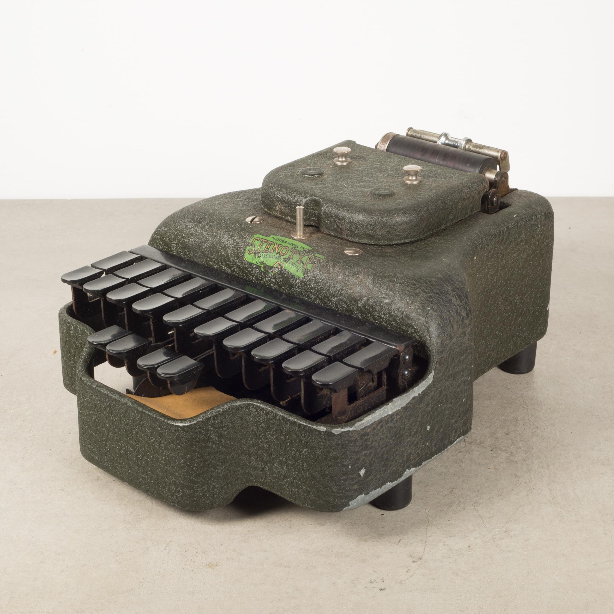 antique stenograph machine