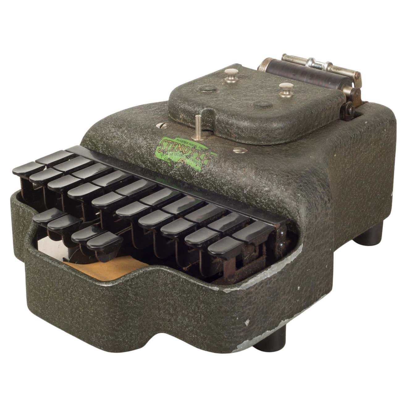 Antique Stenograph with Original Case/Manual, circa 1930 For Sale at ...