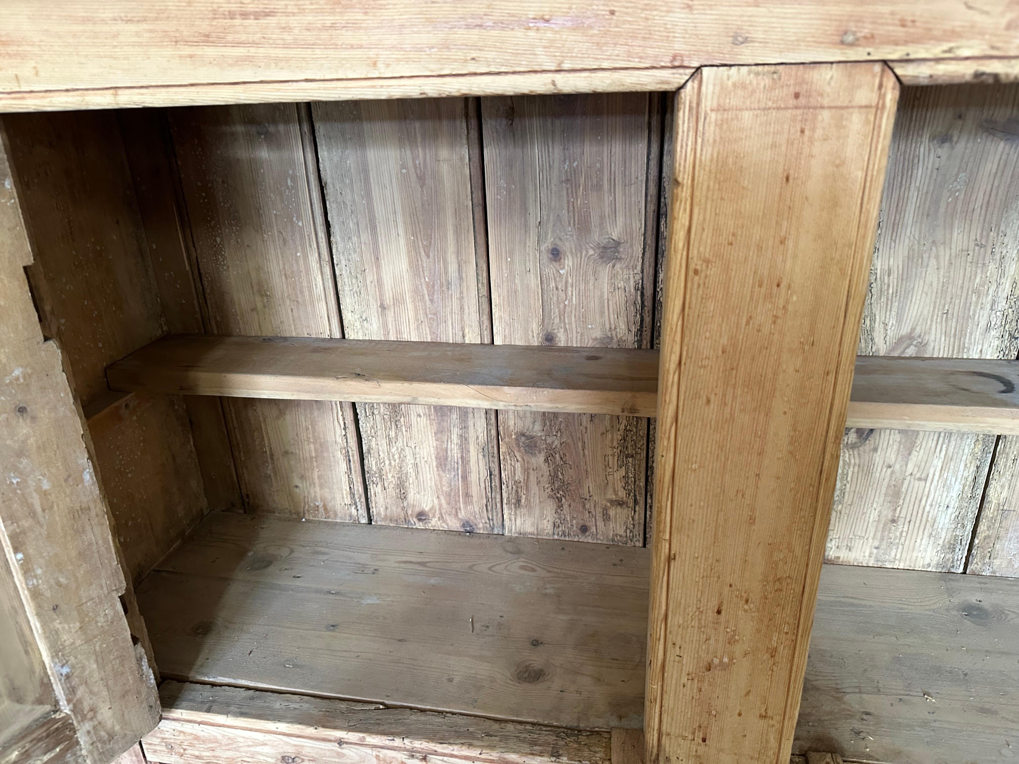 19th Century English Pine Dresser For Sale 9