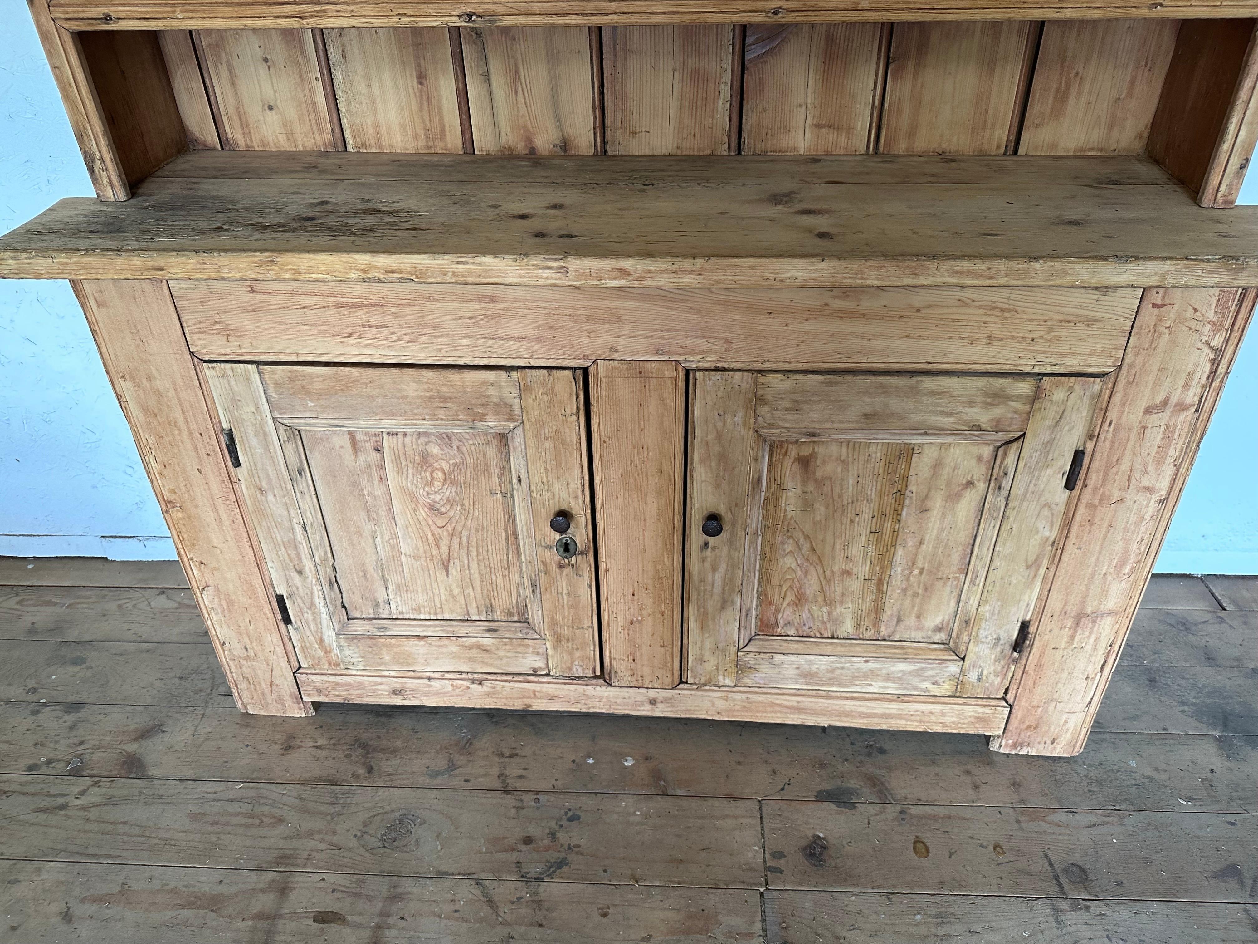 19th Century English Pine Dresser For Sale 12