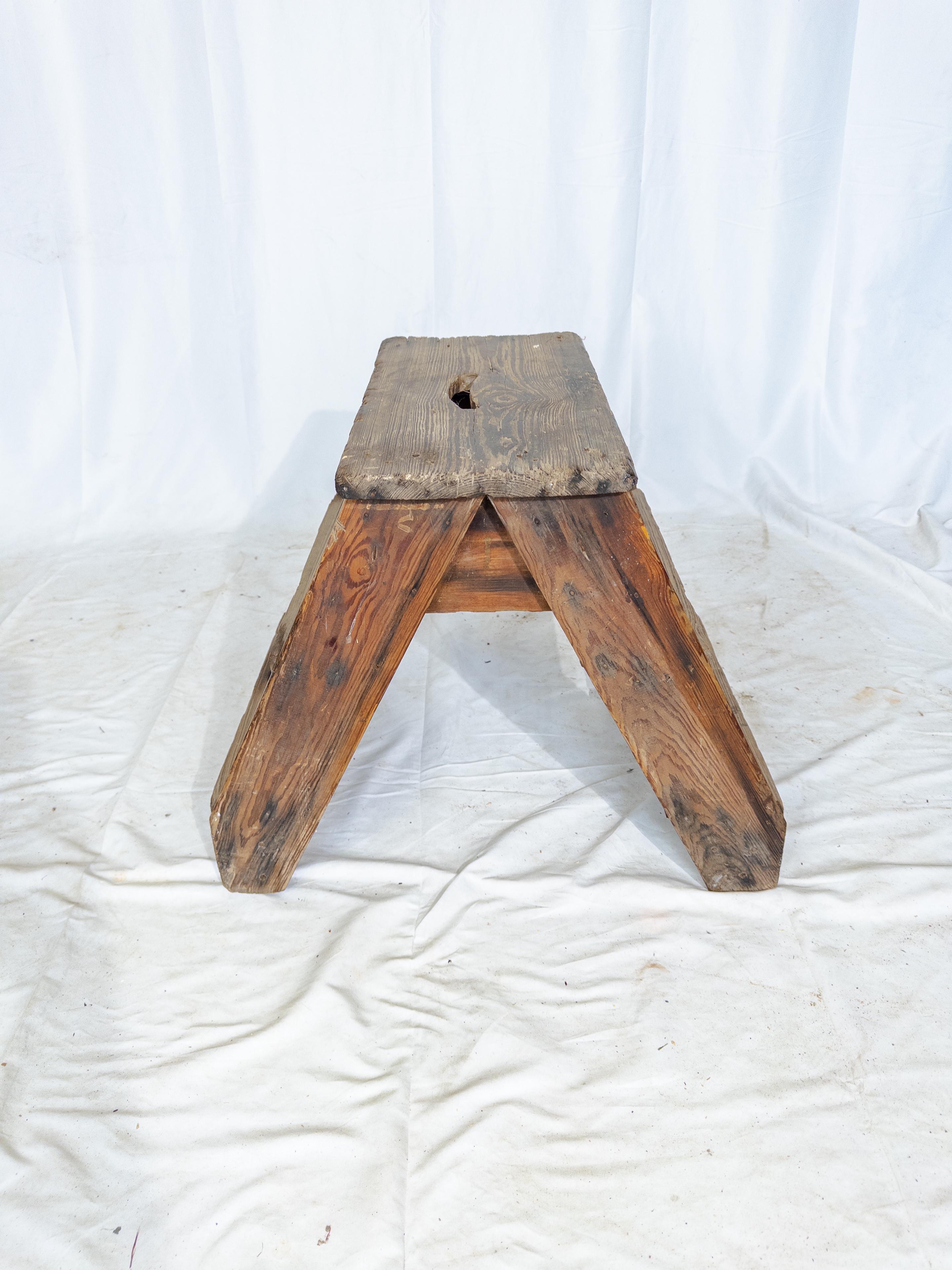 Antique Step Stool In Good Condition For Sale In Houston, TX