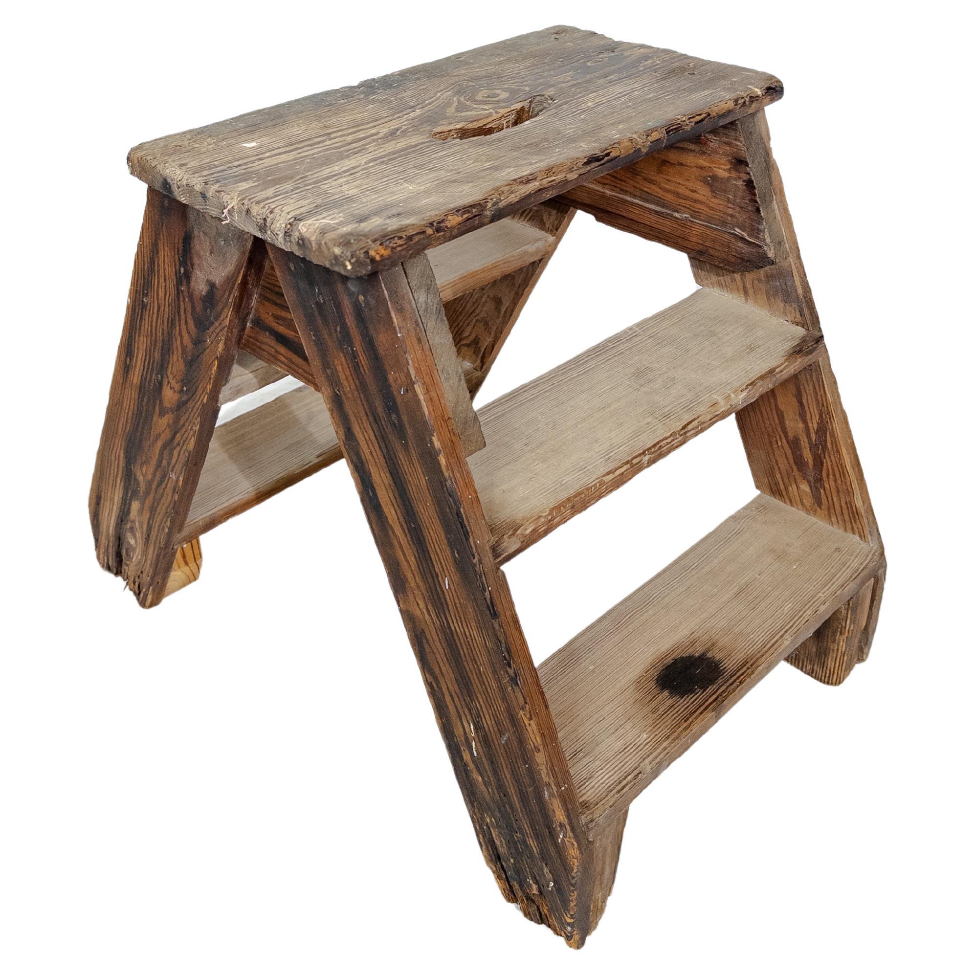 Antique Step Stool For Sale
