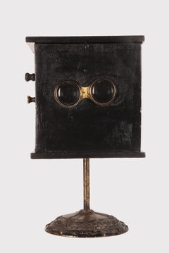 Antique stereoscopic table for brothels, Germany, late 19th century.