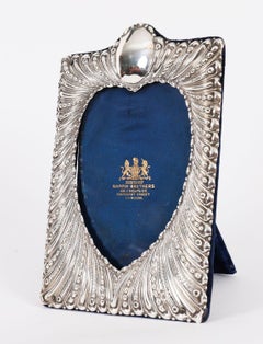 Antiker Stering Silver Fotorahmen William Comyns & Sons London 19. Jahrhundert