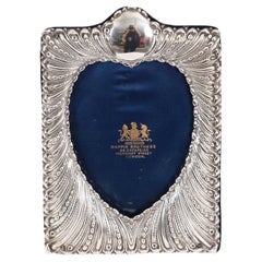 Cadre photo ancien en argent A Silver William Comyns & Sons London 19ème siècle