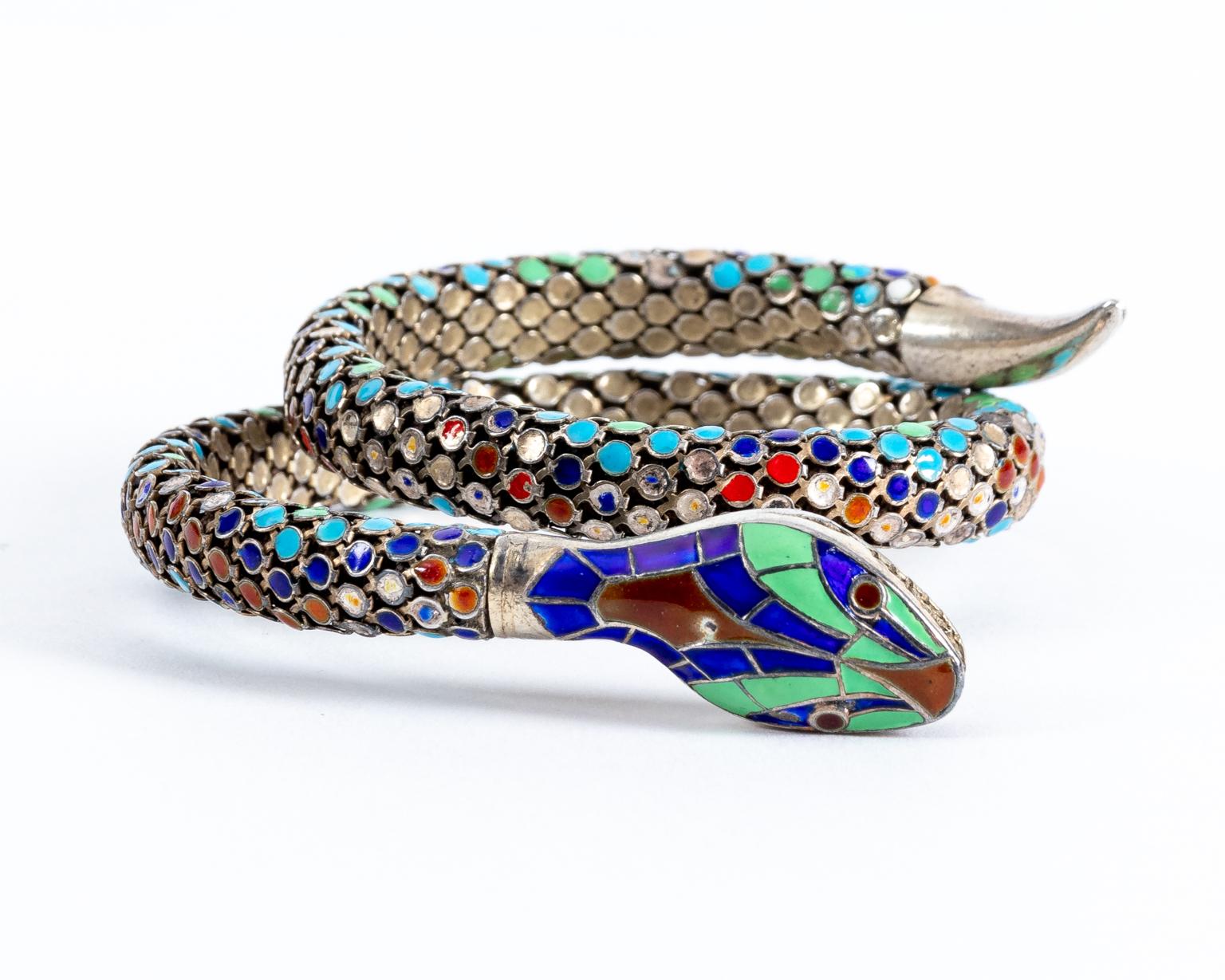 art deco snake