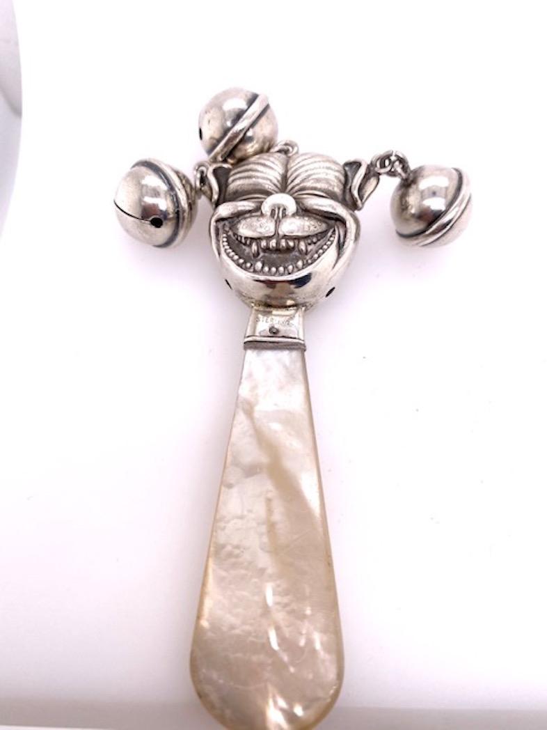 crystal baby rattle