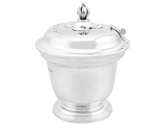 Antique English Sterling Biscuit Box