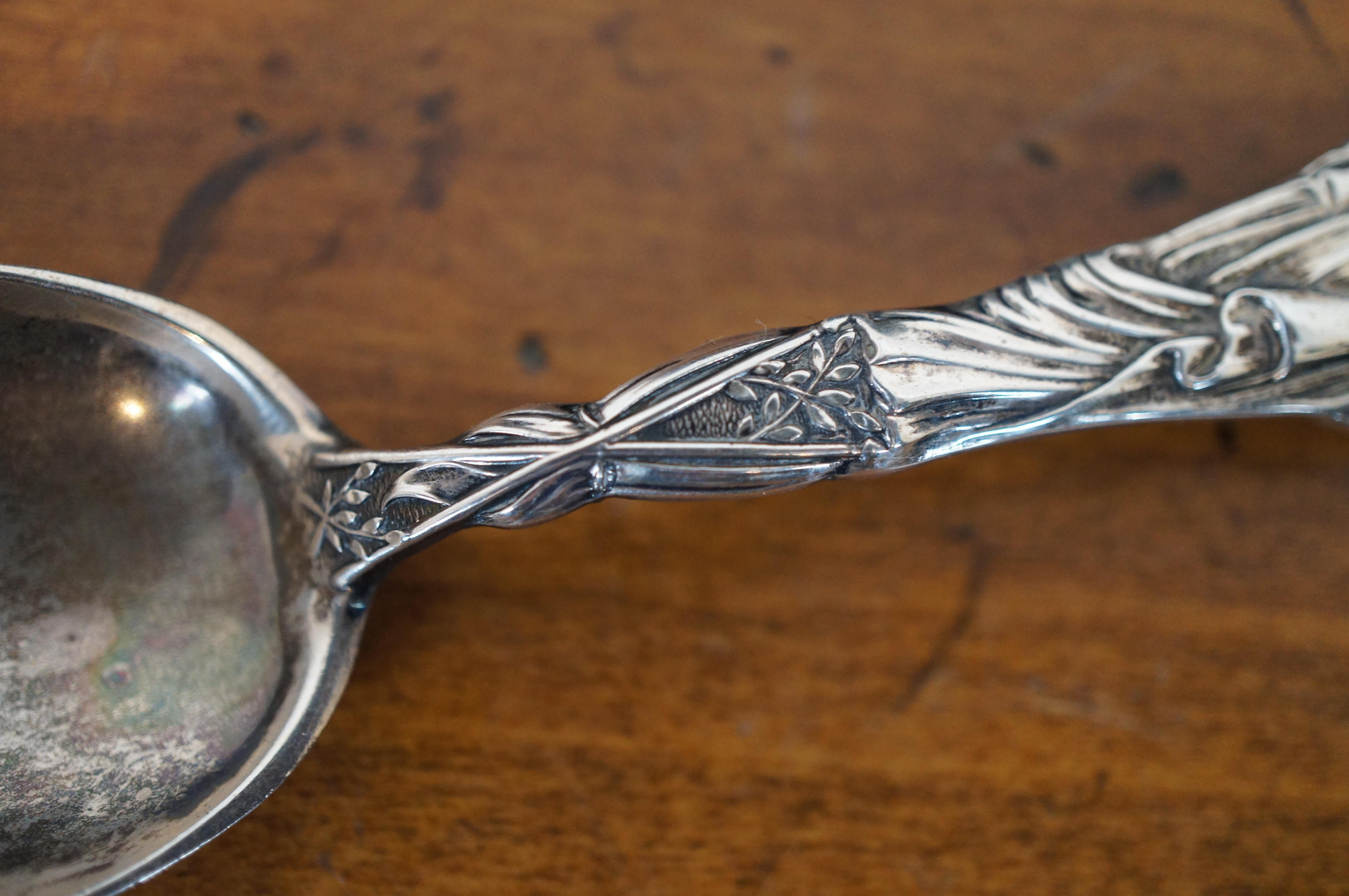 Sterling Silver Antique Sterling Female College Graduation Honor Spoon Mechanics Silver Co For Sale