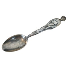 Vintage Sterling Female College Graduation Honor Spoon Mechanics Silver Co