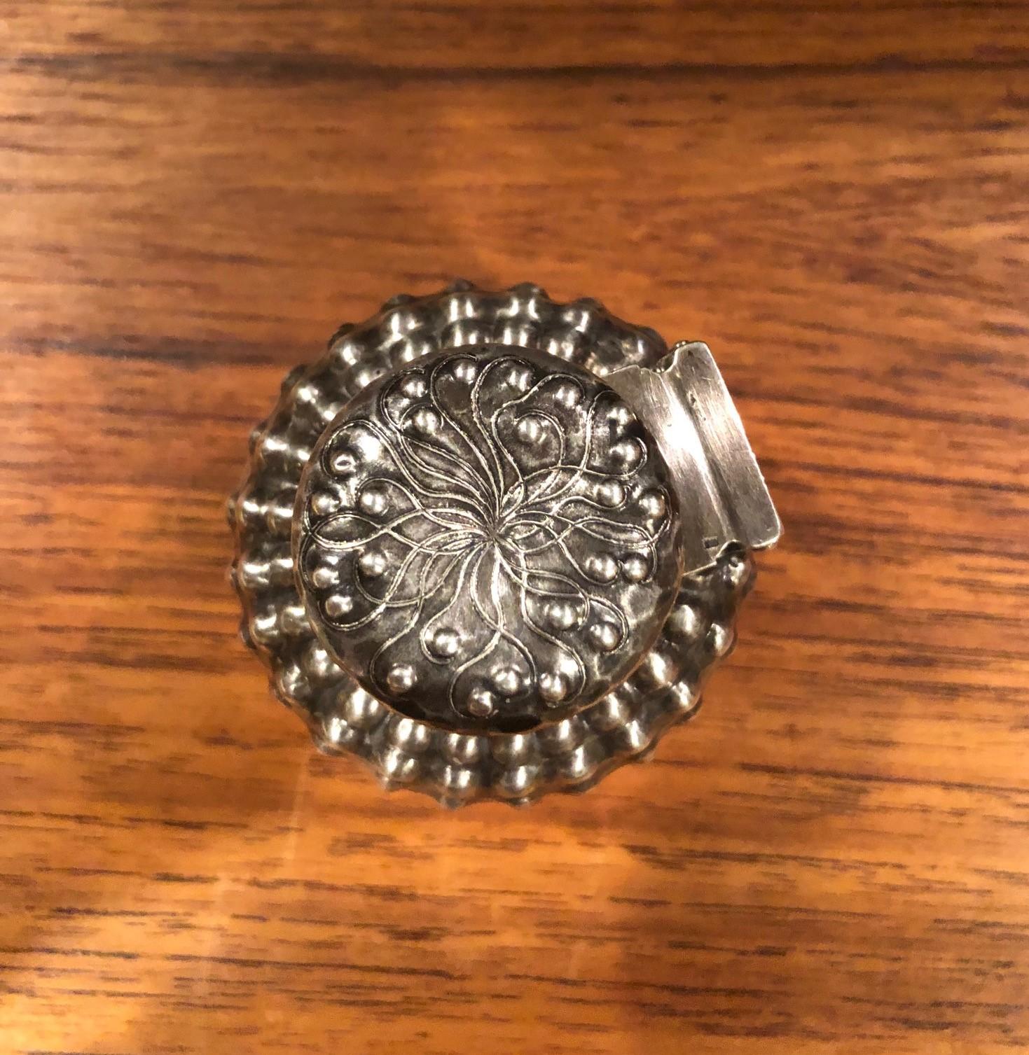 Victorian Antique Sterling Inkwell by Tiffany & Co.