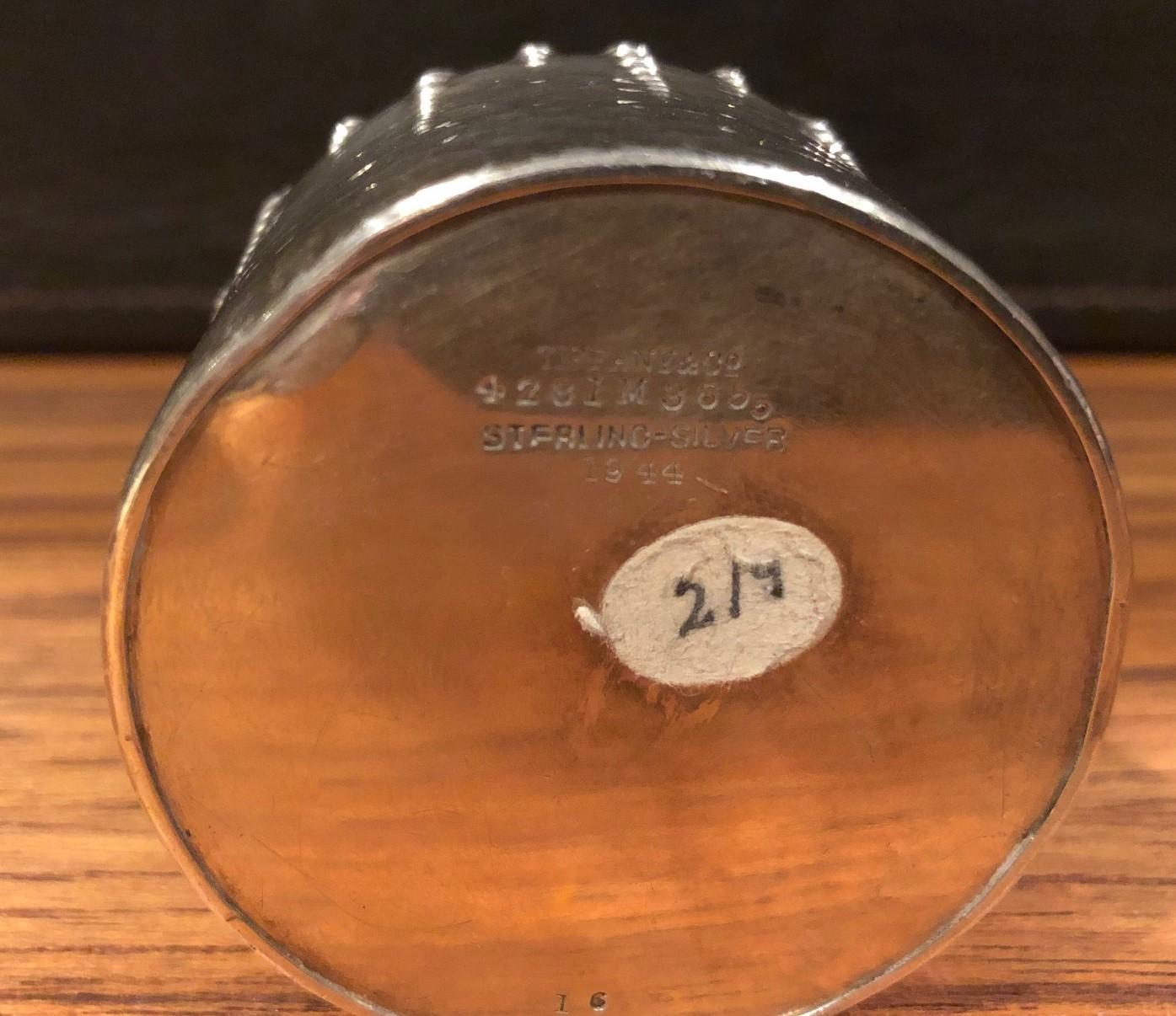 19th Century Antique Sterling Inkwell by Tiffany & Co.