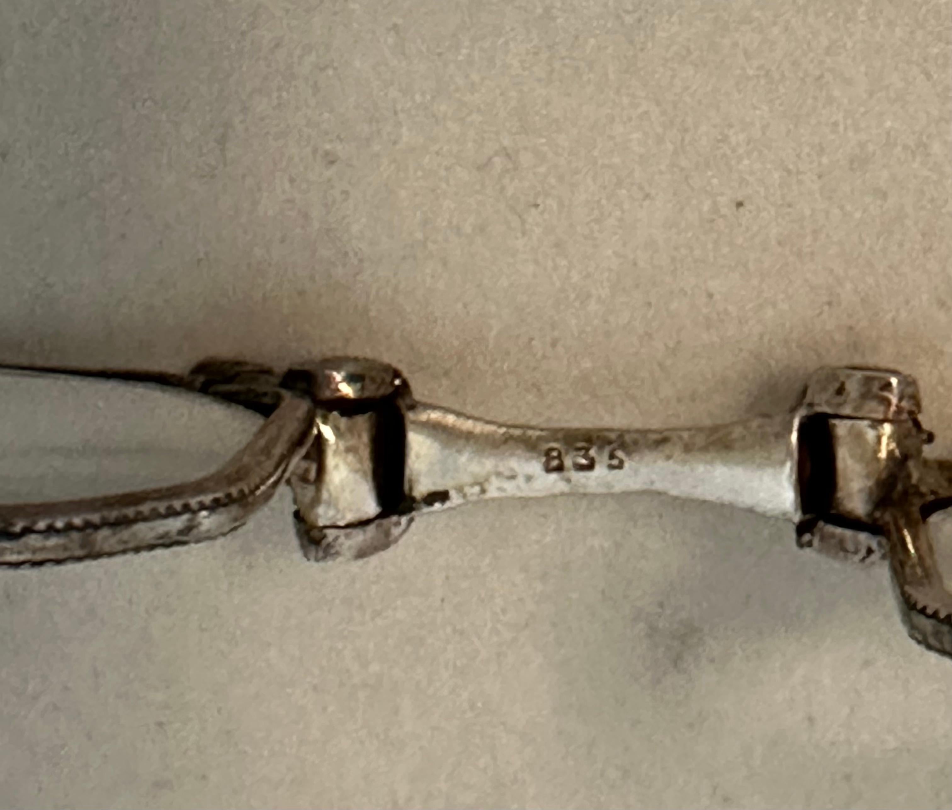 Antique Sterling & Marcasite Lorgnette For Sale 1