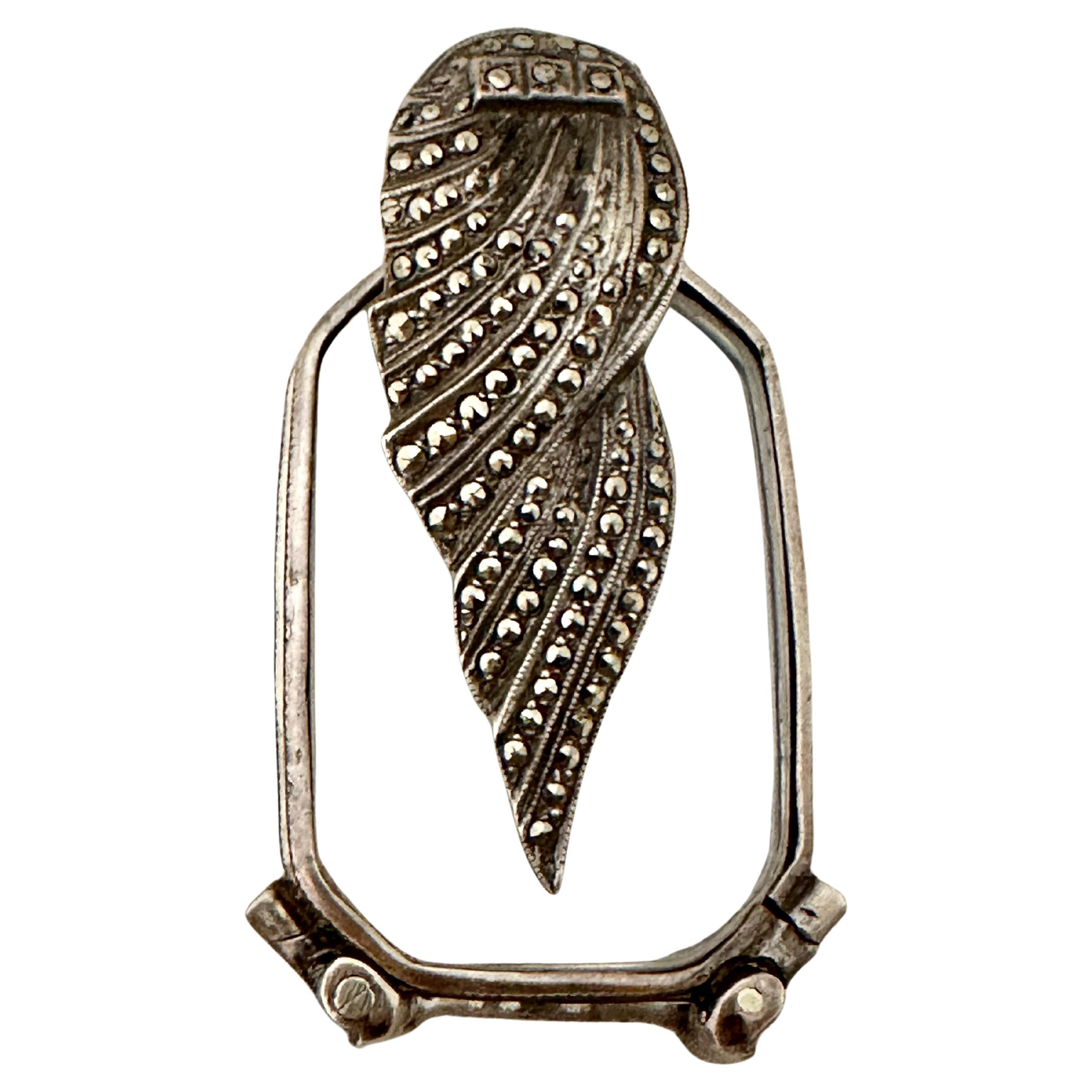 Antique Sterling & Marcasite Lorgnette