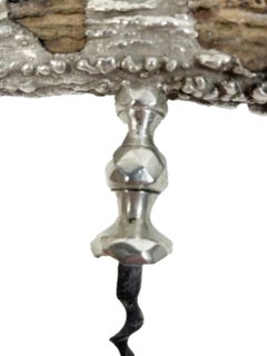 Antique Sterling Overlaid Stag Horn Corkscrew by Theiry & Crosselmire