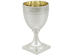 Antique Sterling Silver 1800s Goblet