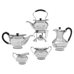 Antique Sterling Silver 5 Piece Tea Set - Hallmarked London 1922