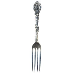 Antique Sterling Silver 6" Fork 34.35g