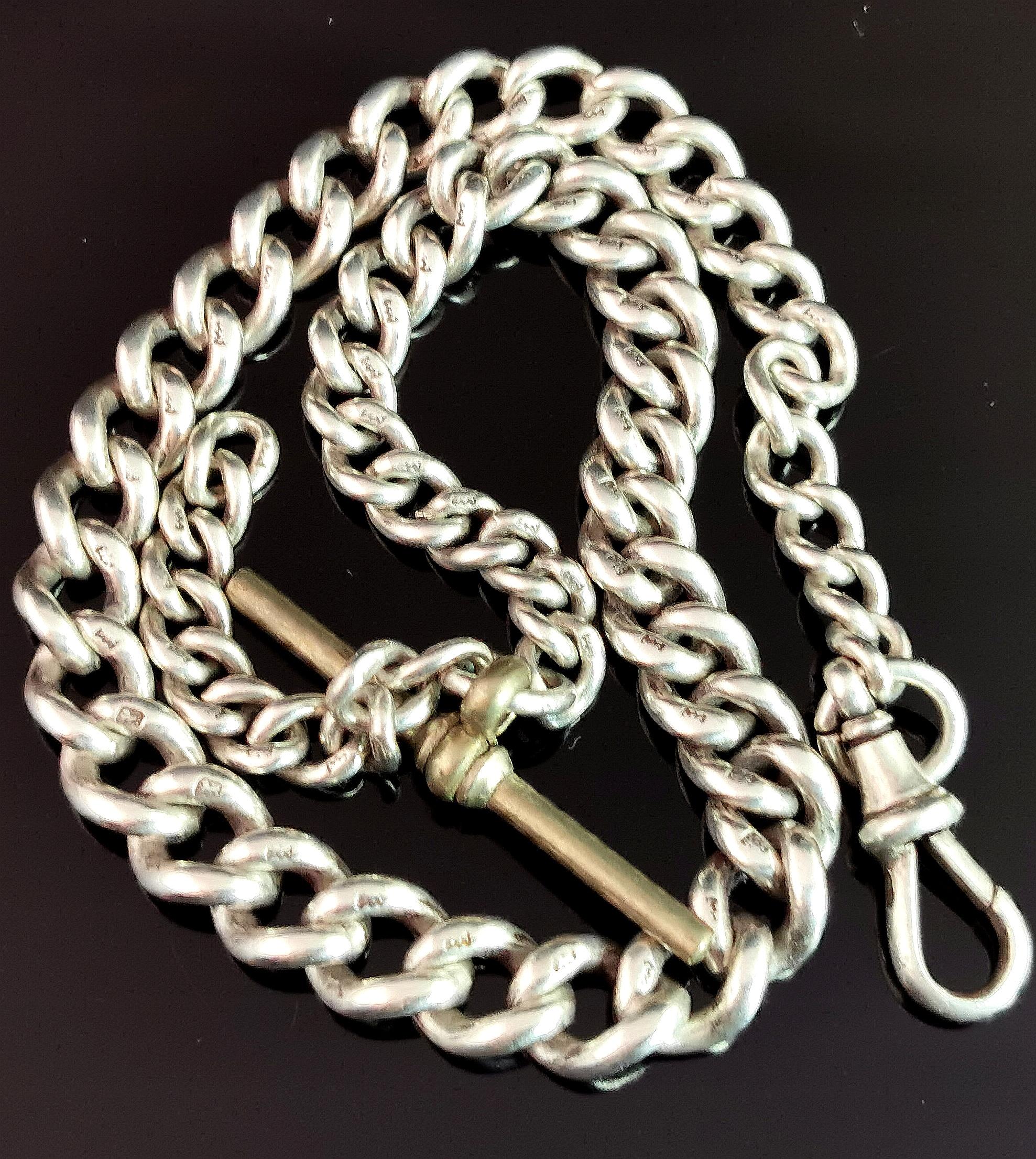 sterling watch chain