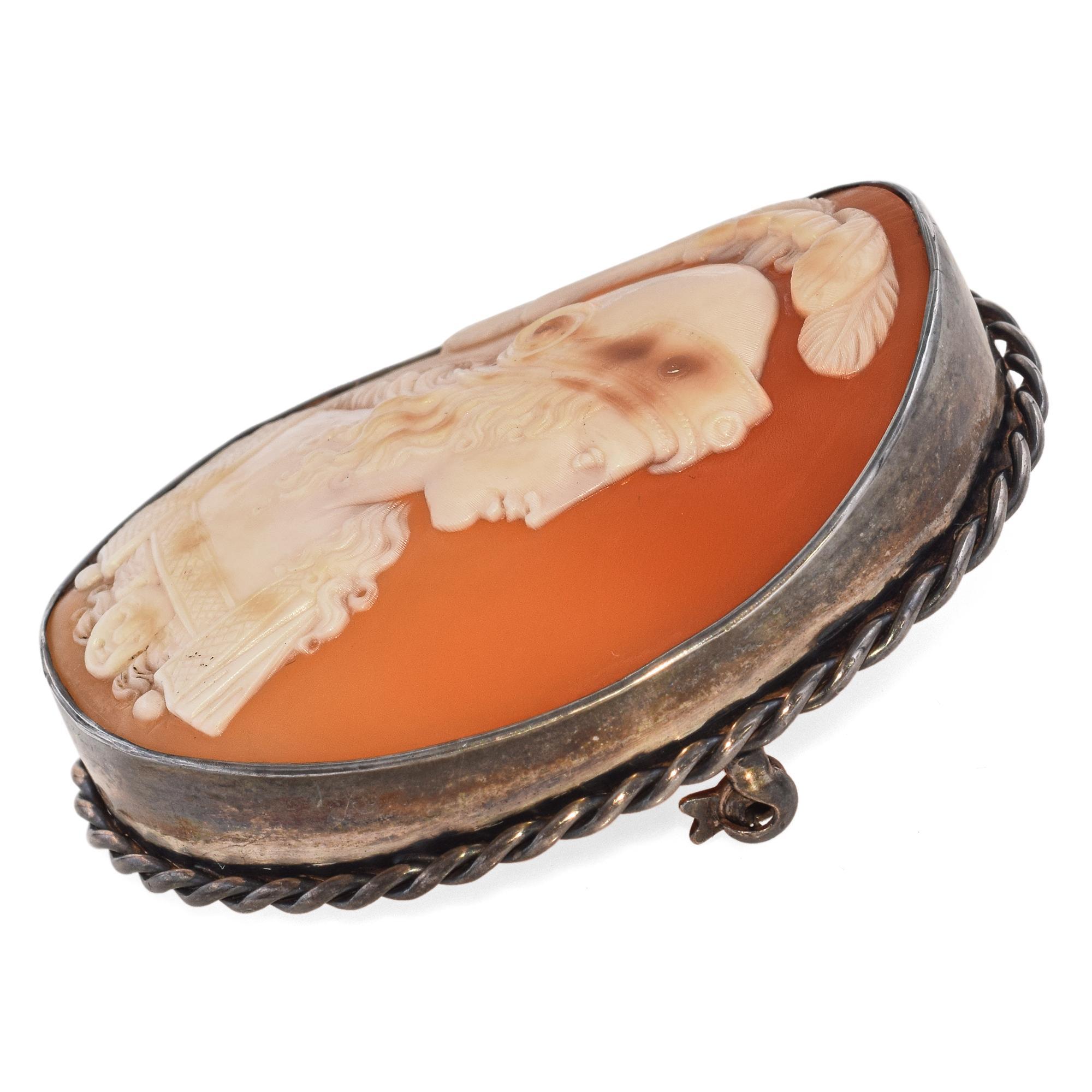 Vittoriano Antico ciondolo a cammeo Athena 