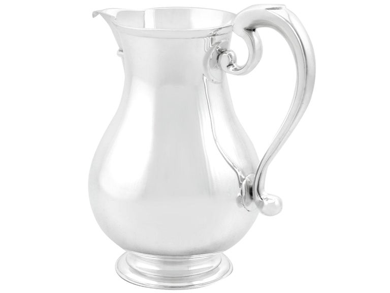 Antique Sterling Silver Beer / Water Jug For Sale at 1stDibs