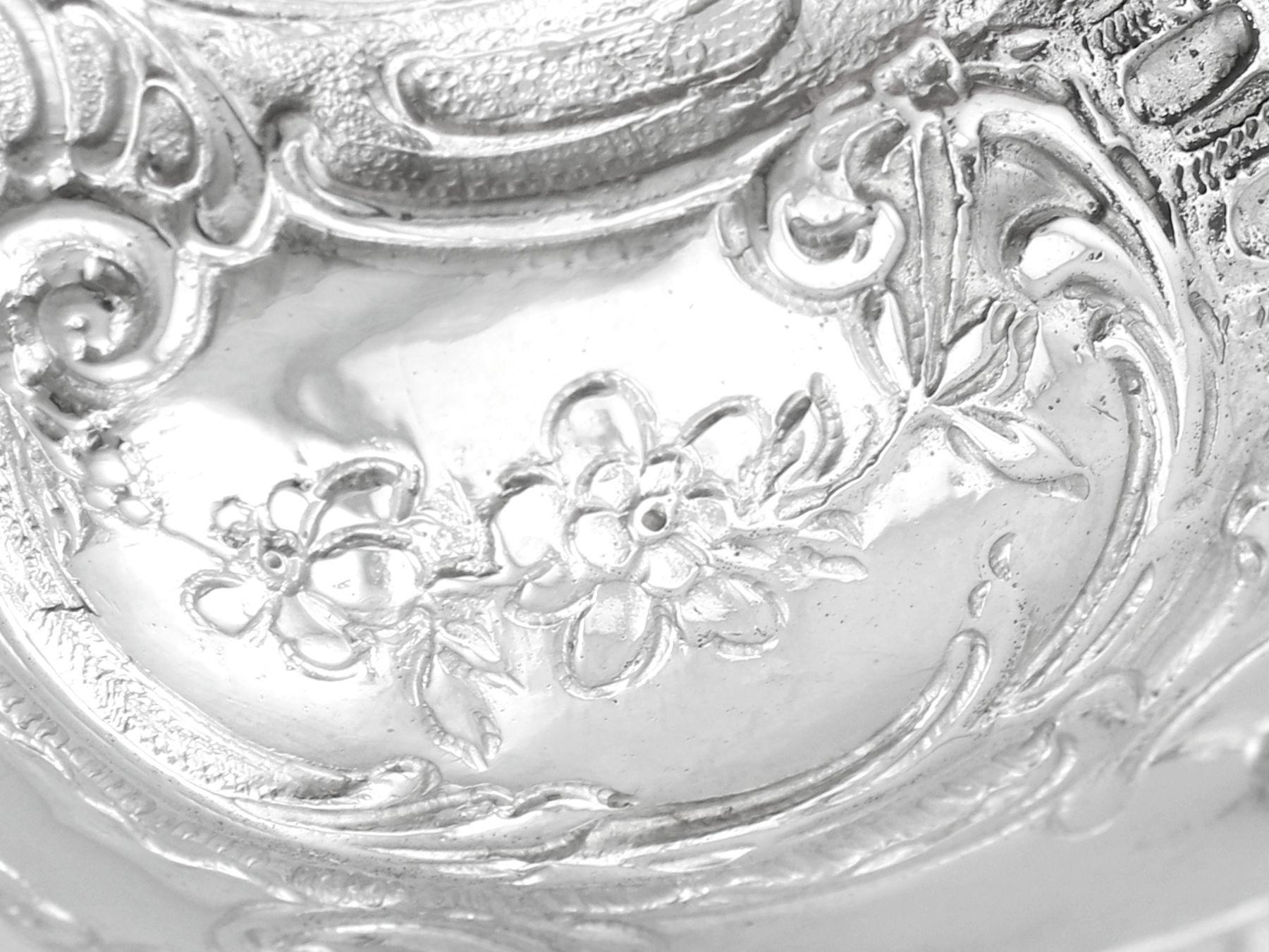 Antique Sterling Silver Bon Bon Dish 5