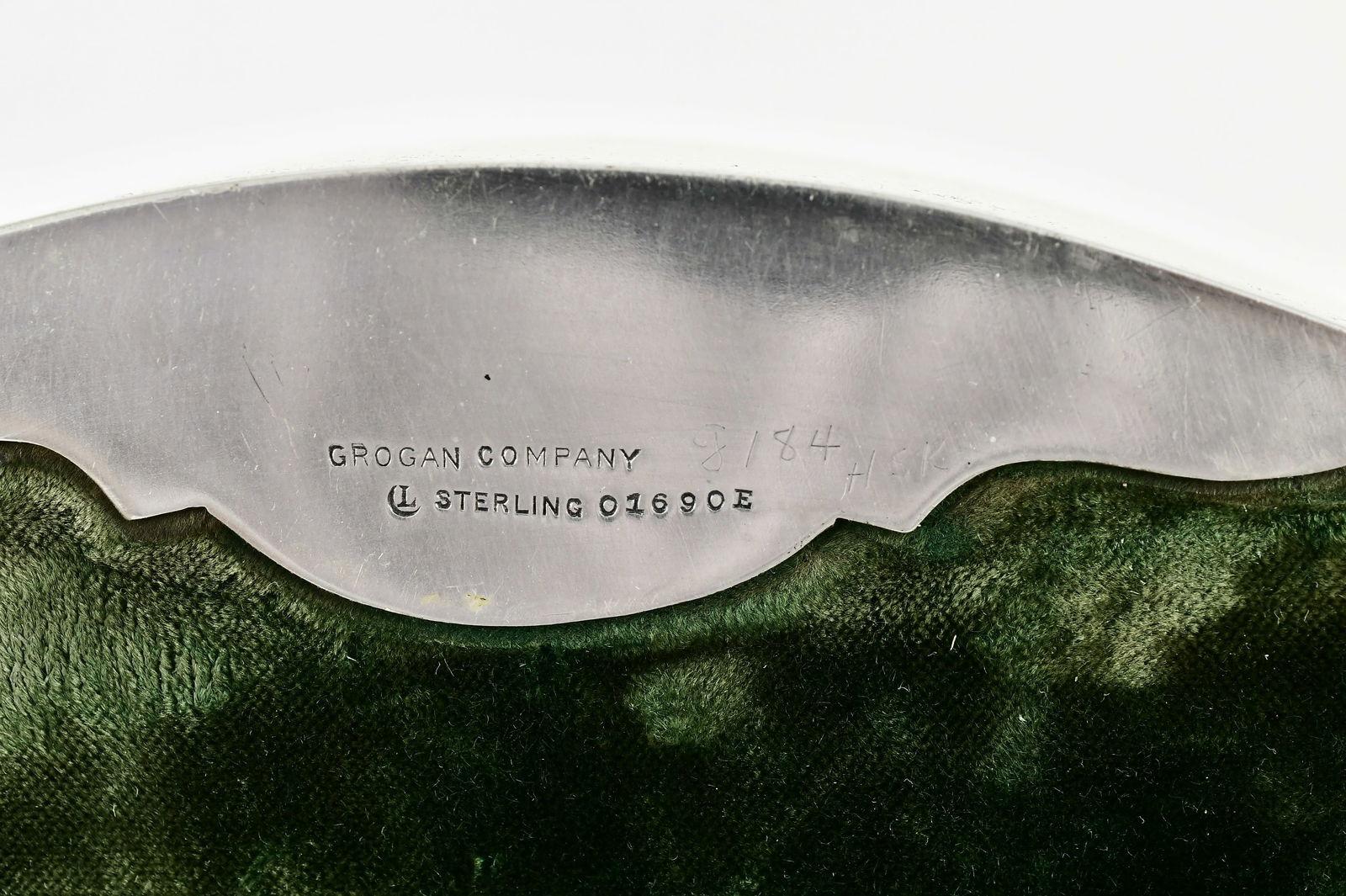 Espejo de tocador antiguo de plata de ley siglo XX en venta