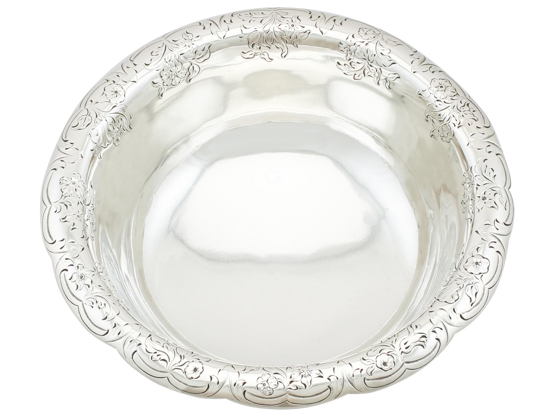 William IV Antique Sterling Silver Bowl by Paul Storr, 1834