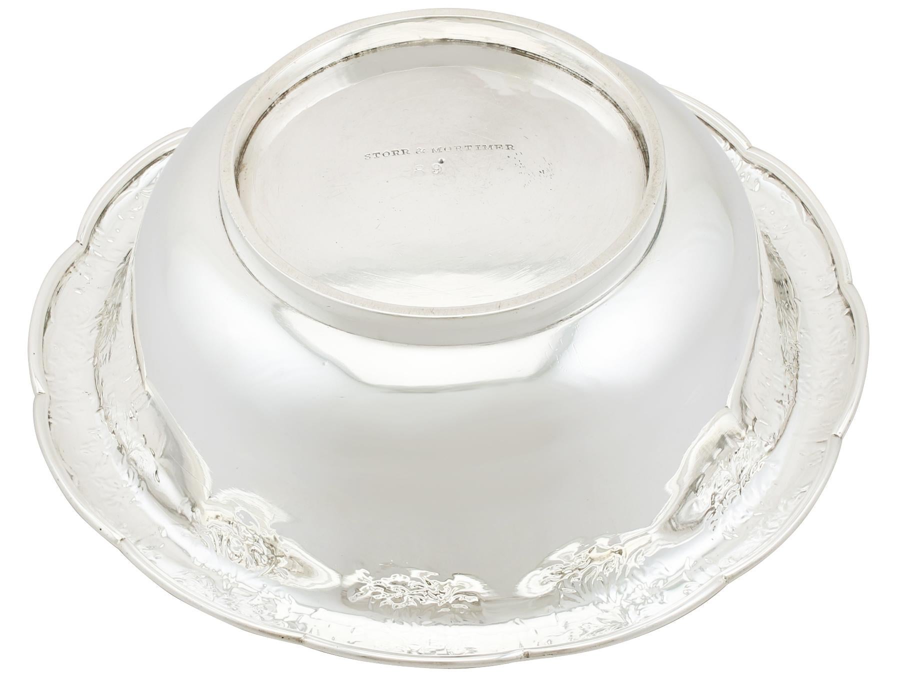 Antique Sterling Silver Bowl by Paul Storr, 1834 2