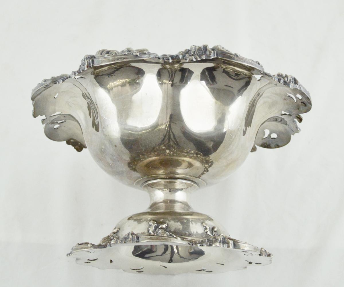 Louis XV Antique Sterling Silver Bowl For Sale